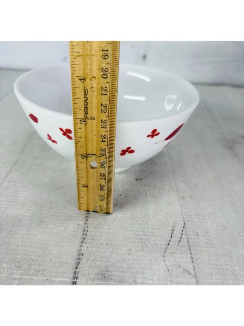 Home Target PRESSED PETALS Red Leaves Petal Porcelain Soup Cereal Bowls Set 3